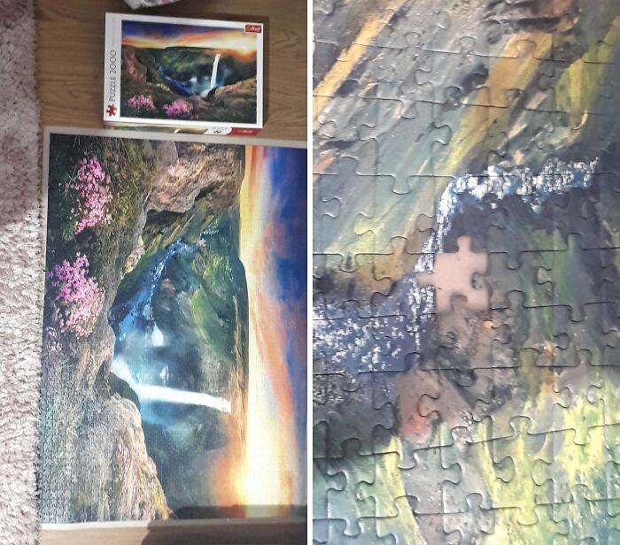 Puzzle Complete... Minus the Edges!