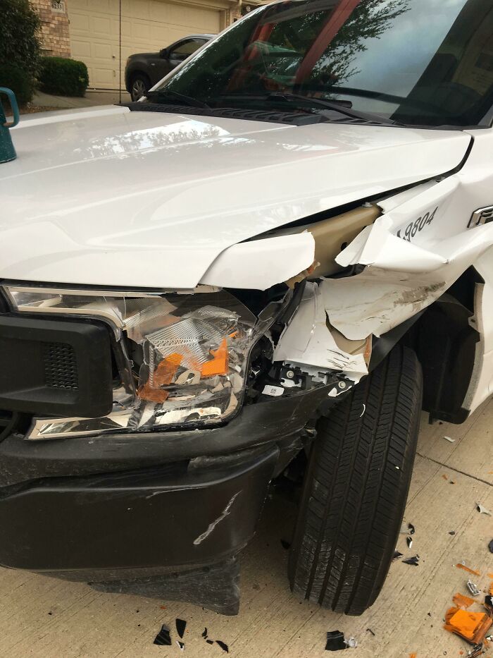 Hit and Run Wrecked My Nice Work Truck