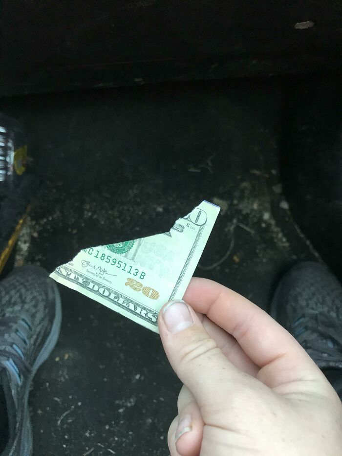 Dollar Gets Stuck in ATM