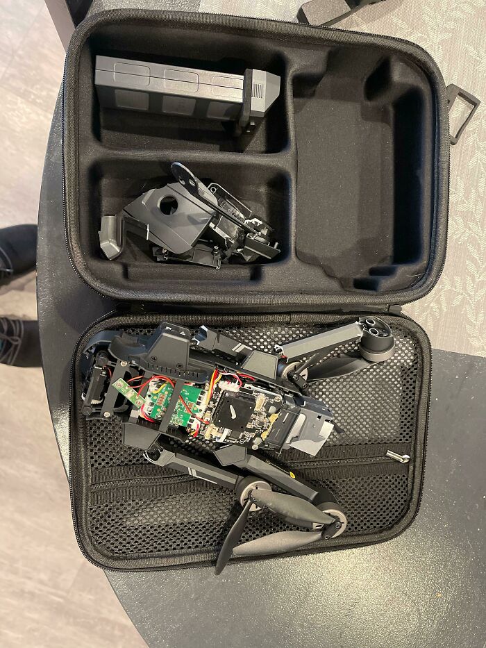 Drone Fails Home Mode, Power Lines Win