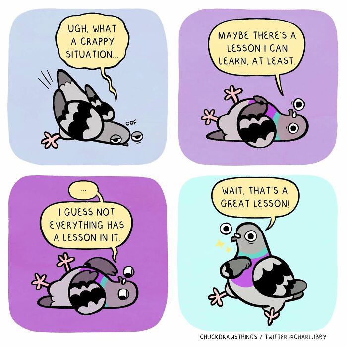 50 Hilarious Comics About Anxiety Featuring a Surprisingly Funny Pigeon