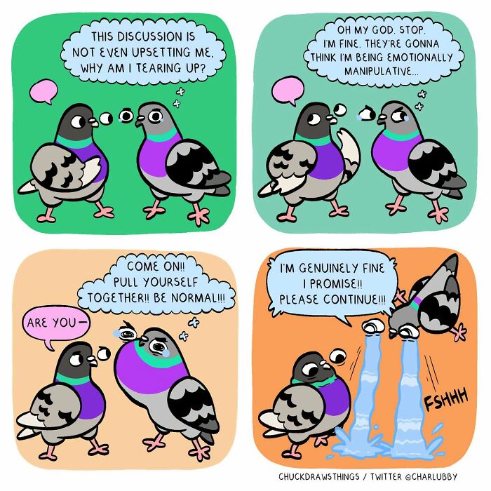 50 Hilarious Comics About Anxiety Featuring a Surprisingly Funny Pigeon