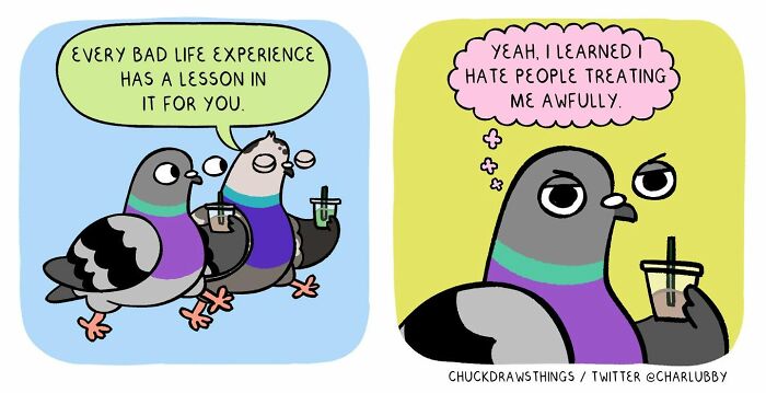 50 Hilarious Comics About Anxiety Featuring a Surprisingly Funny Pigeon