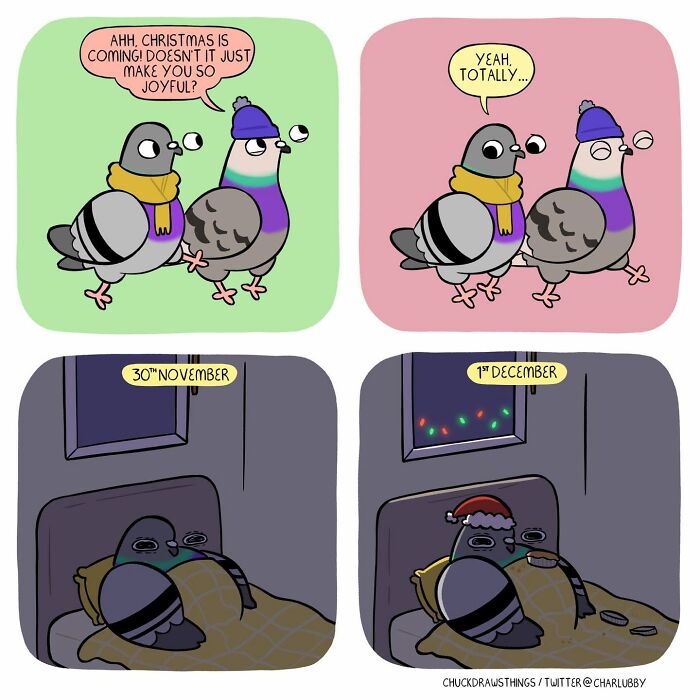 50 Hilarious Comics About Anxiety Featuring a Surprisingly Funny Pigeon