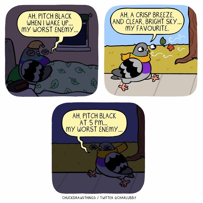50 Hilarious Comics About Anxiety Featuring a Surprisingly Funny Pigeon
