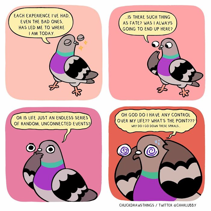 50 Hilarious Comics About Anxiety Featuring a Surprisingly Funny Pigeon