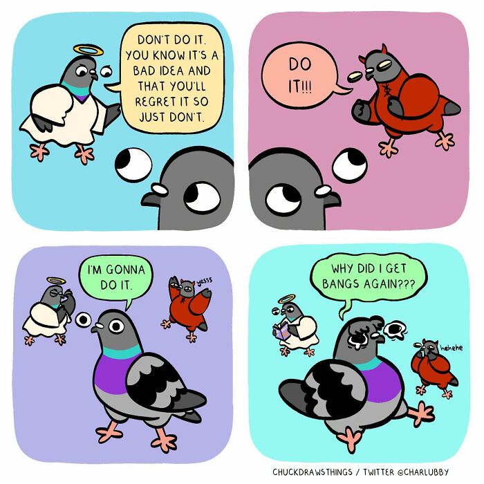 50 Hilarious Comics About Anxiety Featuring a Surprisingly Funny Pigeon