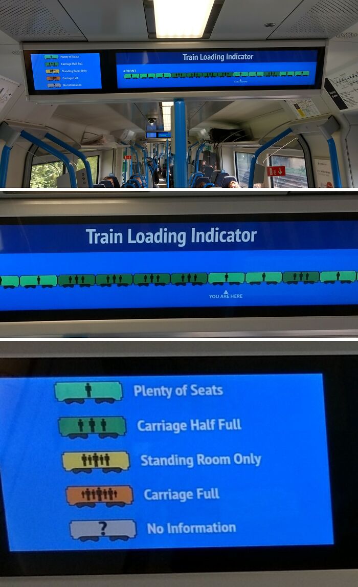 Train Info Screen Shows How Crowded Each Car Is—No More Guesswork!