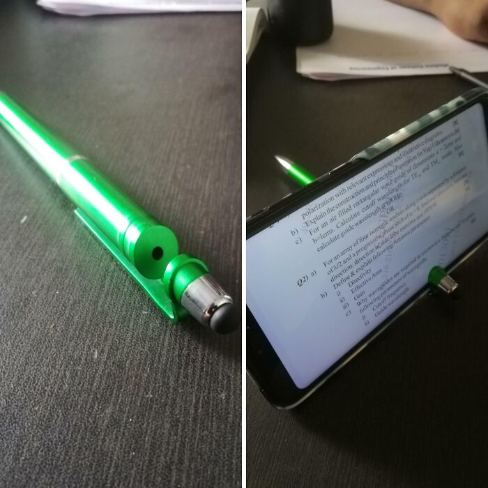 A Pen That Turns Into a Phone Stand? Genius Multitasking!
