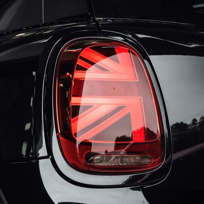 Union Jack Taillights on a Mini Give It That British Swagger