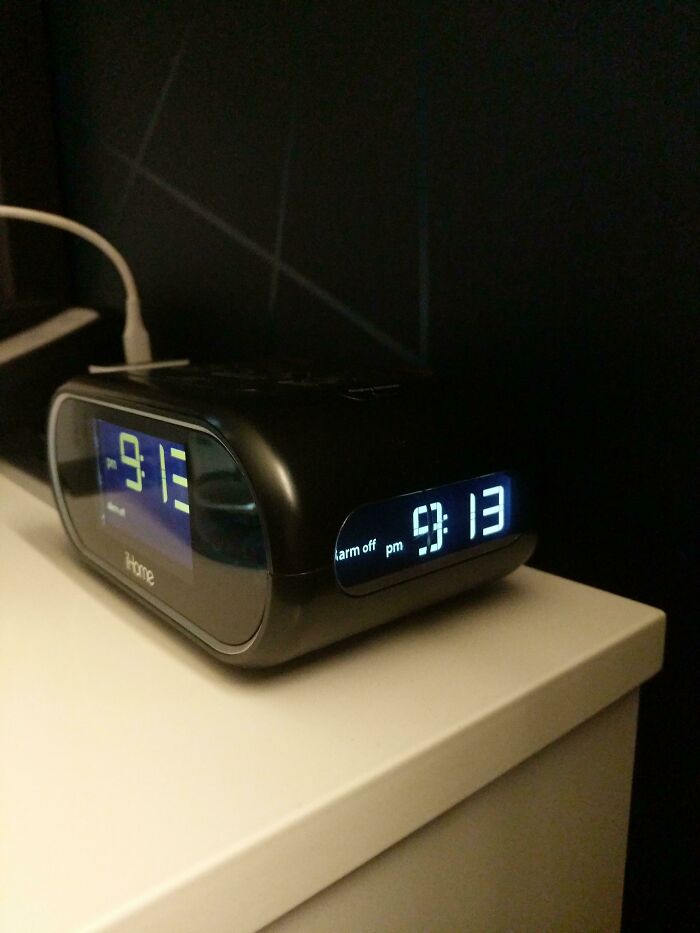 Hotel Clock with a Second Display on the Side? Double Time Fun!