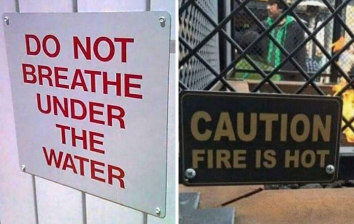 Whoa, These Signs Totally Blew Their One Job!