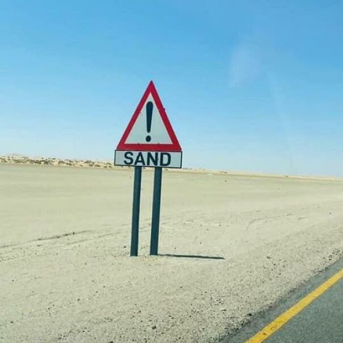 World's Most Useless Warning Sign—Apparently