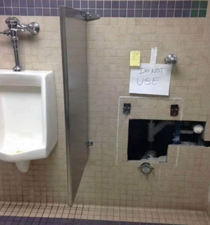 Oh Phew, Would've Missed That Without The Sign