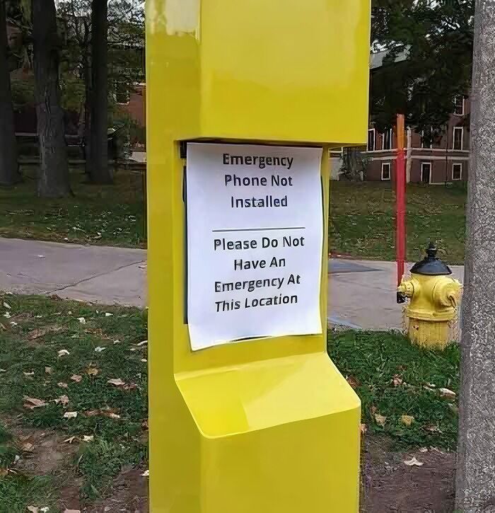 Congrats, You Made The Most Pointless Sign Ever