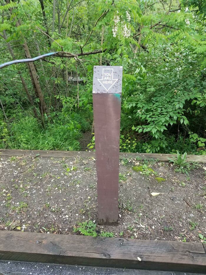 Sign That Tells You Where You Are (Or Not)
