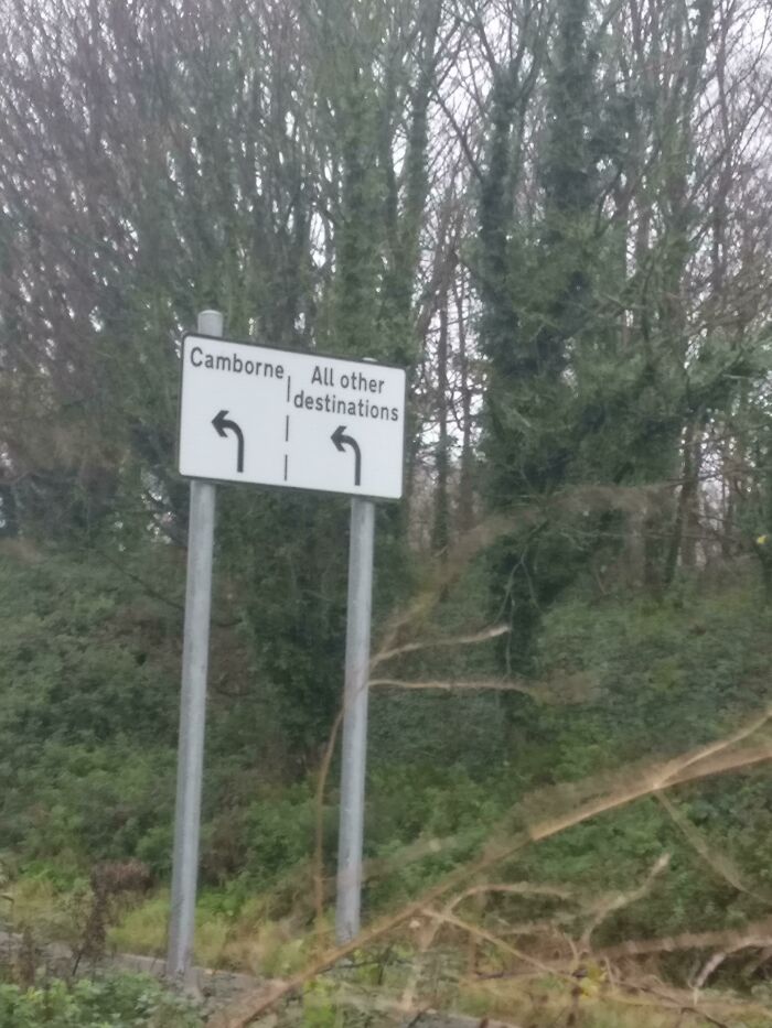 Most Pointless Sign in Cornwall? Probably.