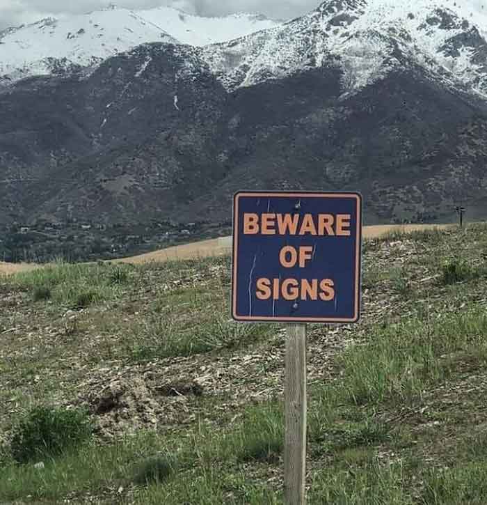 Whoa, These Signs Totally Blew Their One Job!