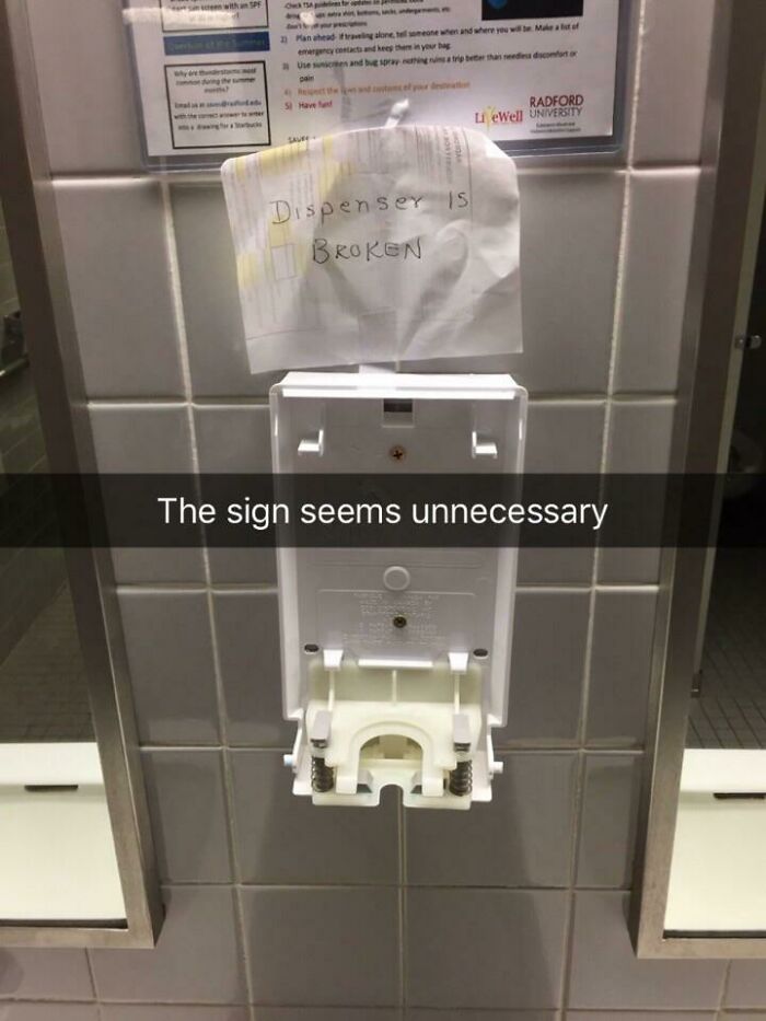 Oops, Broken Sign Alert