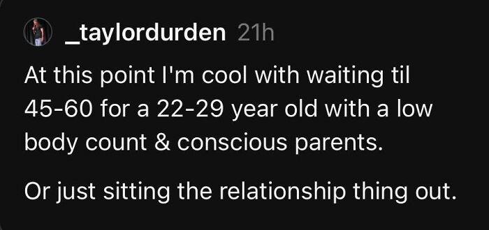 Gotta Say The ‘Ideal’ Age Somehow
