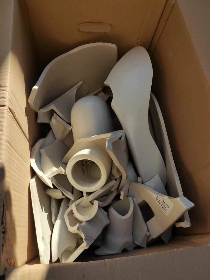 Waited Six Weeks For This Fancy Toilet… It Finally Arrived And It’s Not What We Expected