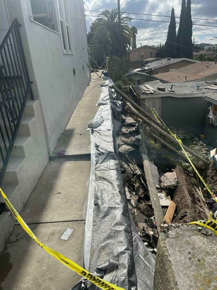 Neighbor Removed Their Retaining Wall, Then Chaos Happened (Spoiler: Another Wall Fell)