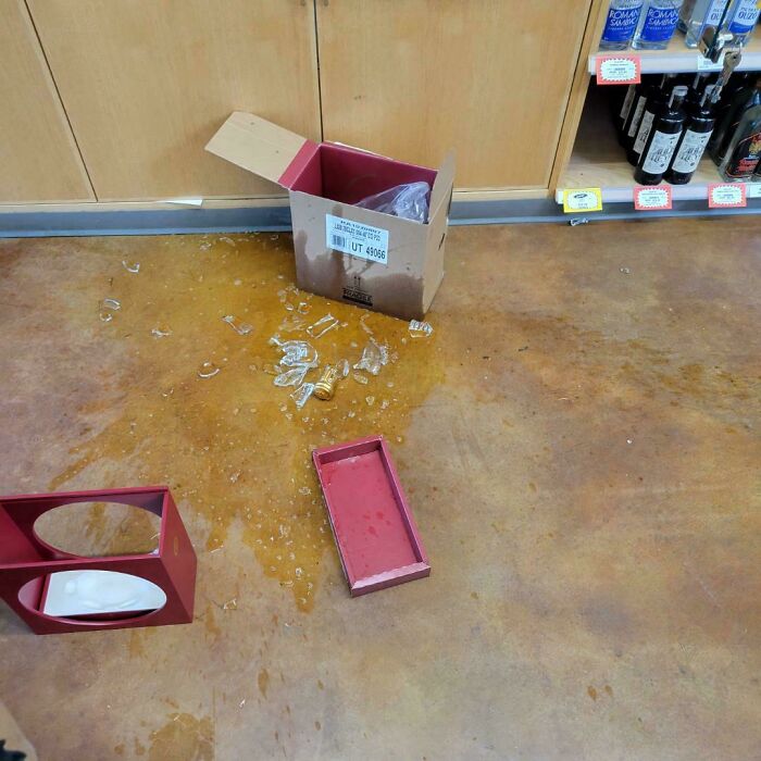 Ouch! Broke a $5,000 Bottle of Fancy Cognac at Work