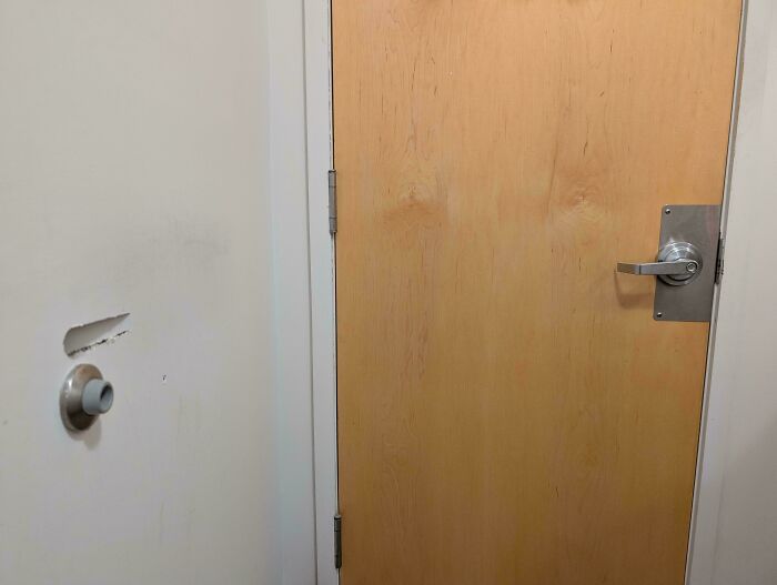 Installed the Doorstop Boss... Inside the Doorframe