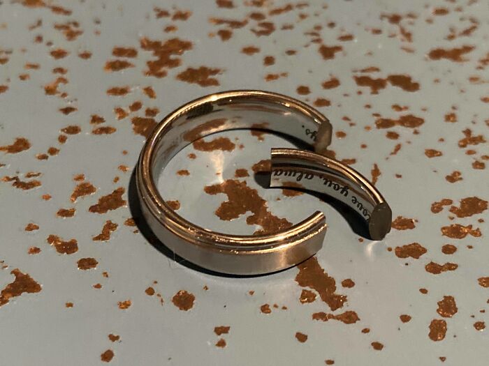 Dropped My Wedding Ring This Morning. Yep, That Happened