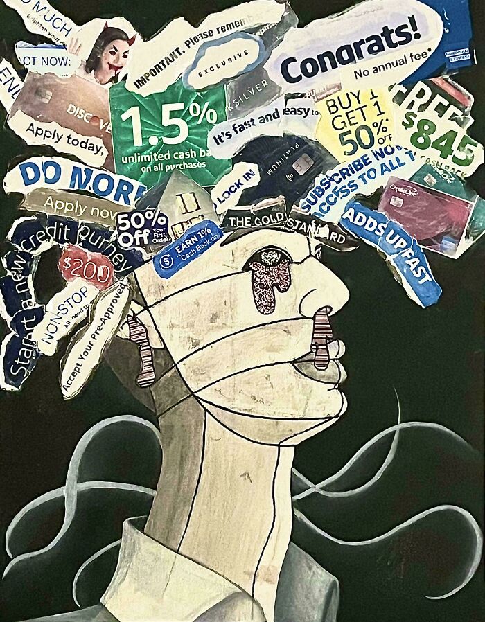 Turning Junk Mail Into Art Because Why Not?