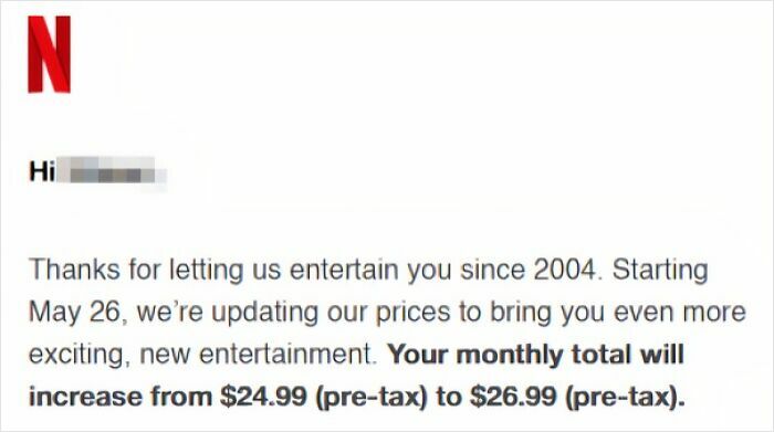 Netflix Playing Thanks but No Thanks With My 22 Years