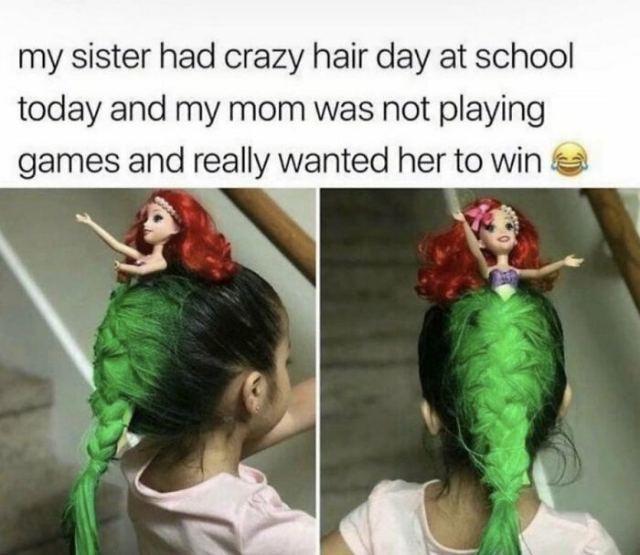 Craziest Hair Day? Nope, She Was Born To Win It