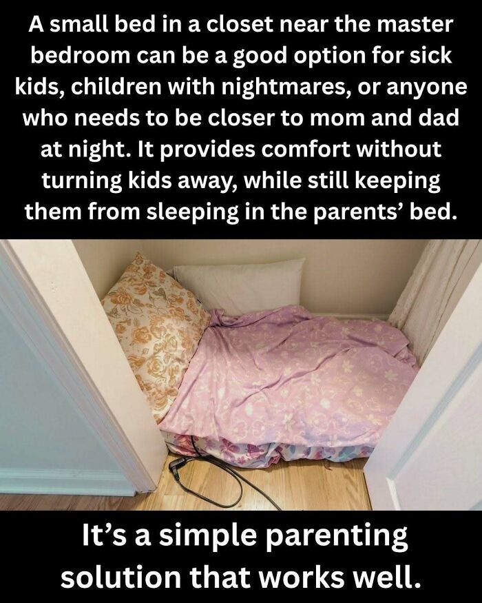 Cozy Spot Next To Mom And Dad Makes All The Difference On Rough Nights