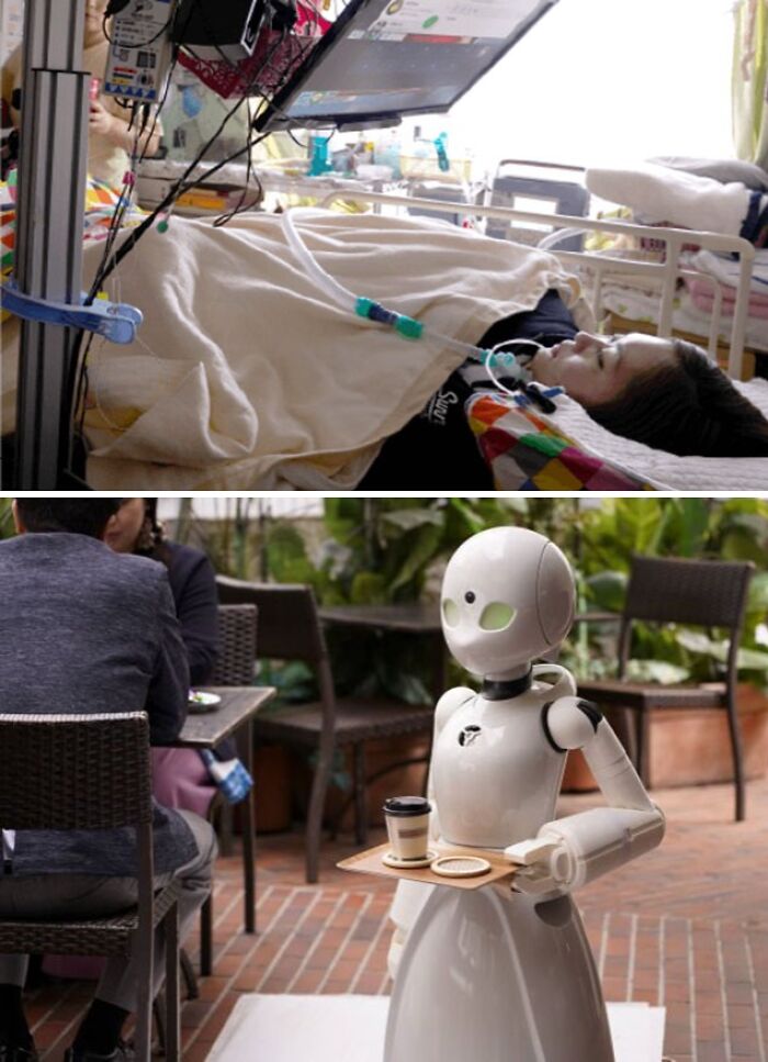 This Japanese Cafe Lets Paralyzed People Control Robot Servers. Robots + Remote Jobs = Genius!