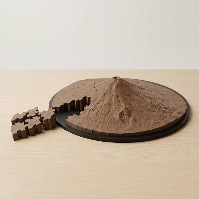 Mount Fuji Jigsaw Puzzle In 91 Trash-Talking Pieces