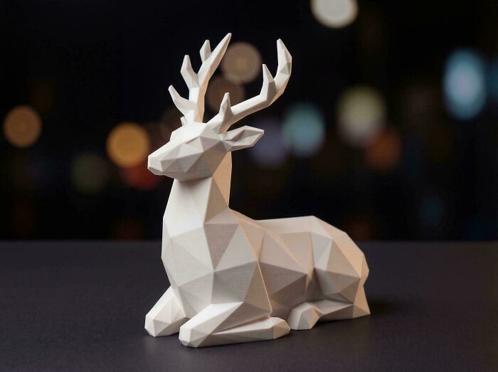 Low Poly Deer For Our Winter Wonderland – Super Chic!