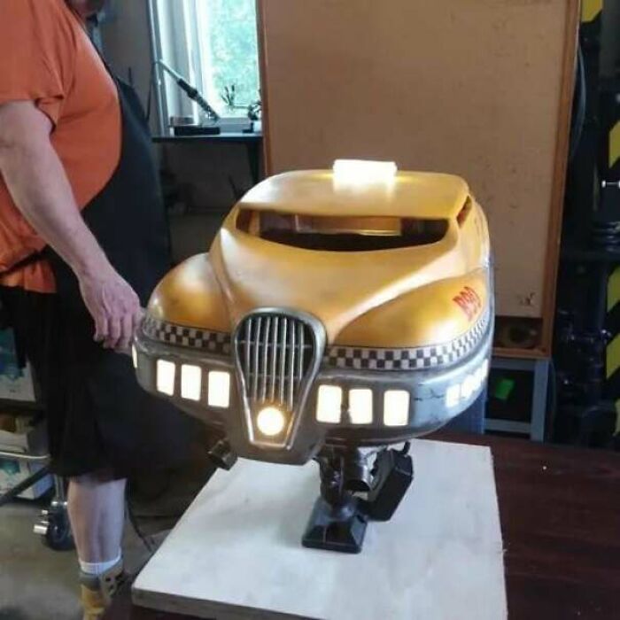 3D Printed Taxi Straight Outta The Fifth Element