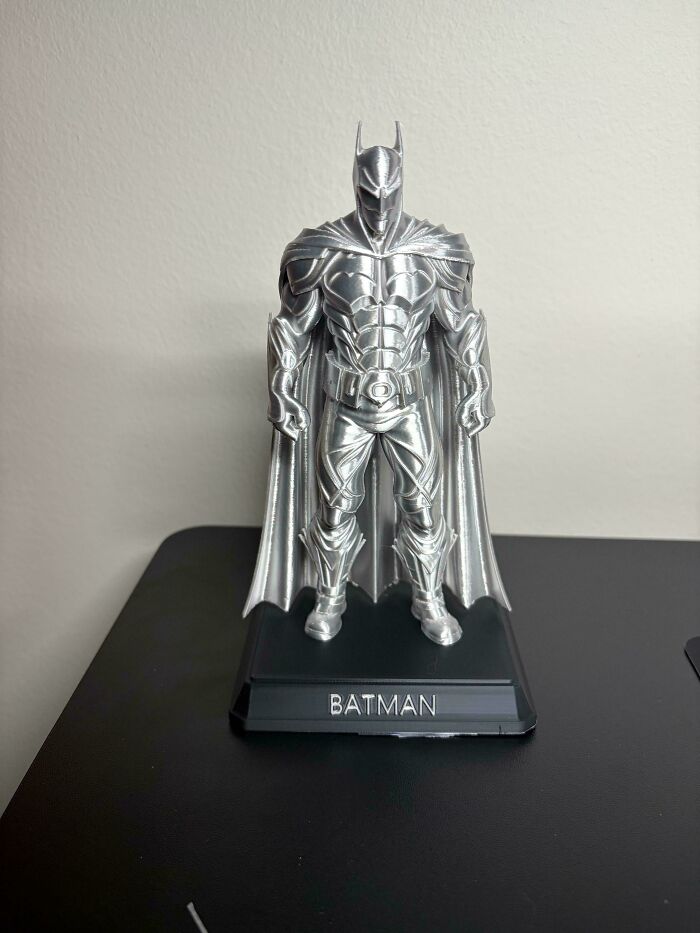 Batman 3D Print Came Out Super Sharp!