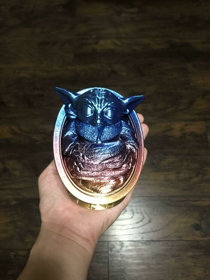 Multicolor Filament Baby Yoda – Longest Print Ever And I’m In Love