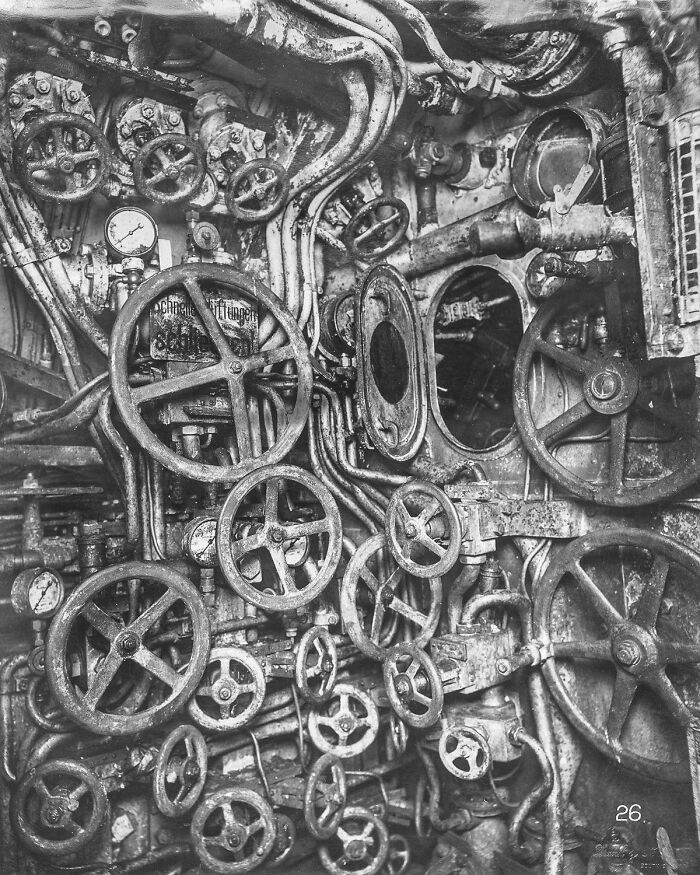 Inside a U-Boat, 1918 (Cozy or Claustrophobic? You Decide)