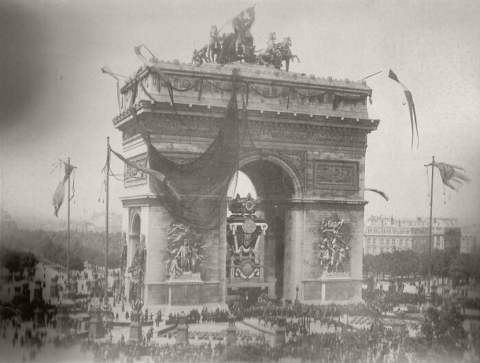 Victor Hugo’s Funeral At The Arc De Triomphe, 1885 (Epic Farewell)