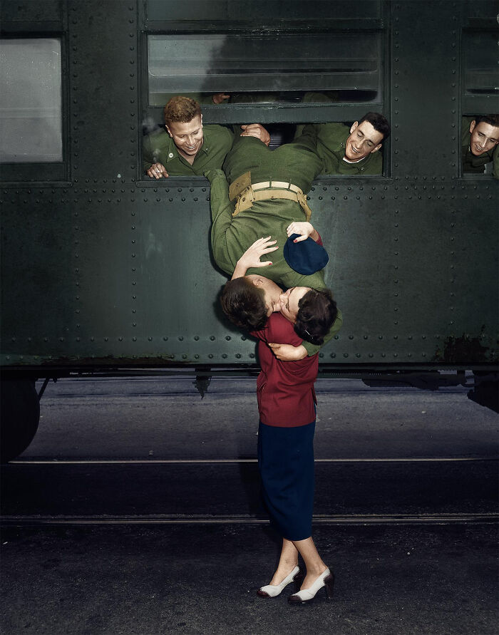 Last Kiss Before Korean War, USA 1950 (So Many Feelings)