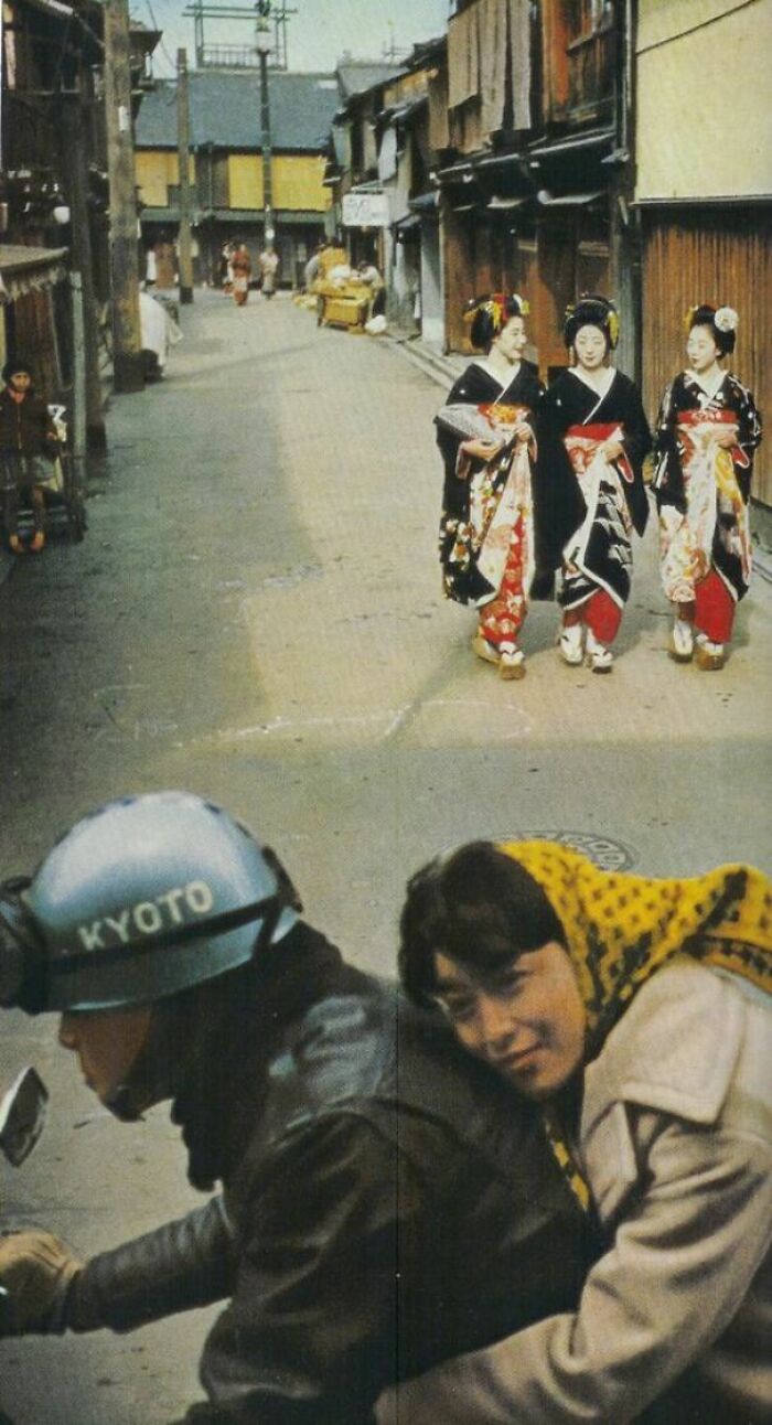 Kyoto, 1960 (Old Meets New in Style)