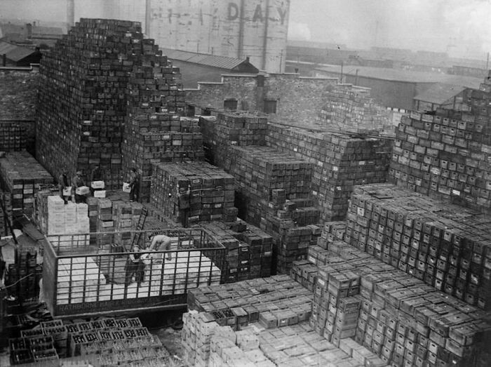 Brewery Workers Unloading Beer After Prohibition, 1933 (Cheers!)