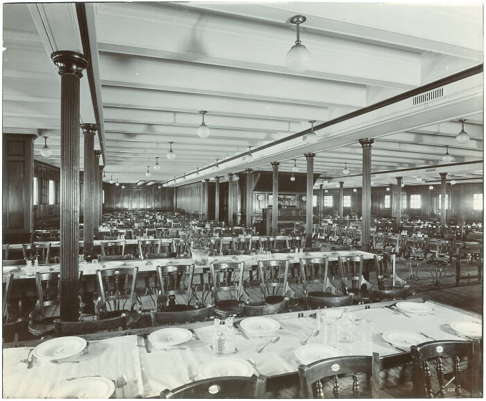 Third Class Dining On Lusitania, 1906 (Eating Good In The Old Days)