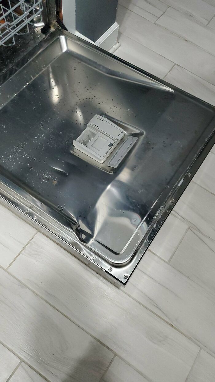 Fell On Dishwasher, Dented The Door—Now It Won't Close!