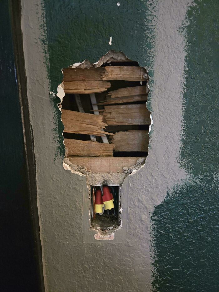 Electricians Made Big Holes While Fixing Old Wiring — How To Patch?