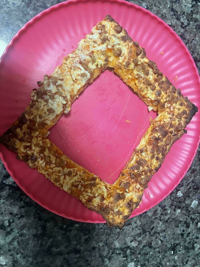 Pizza With The Biggest Hole Ever