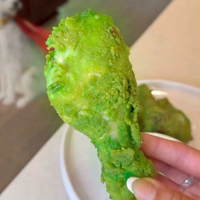 Radioactive Looking Chicken