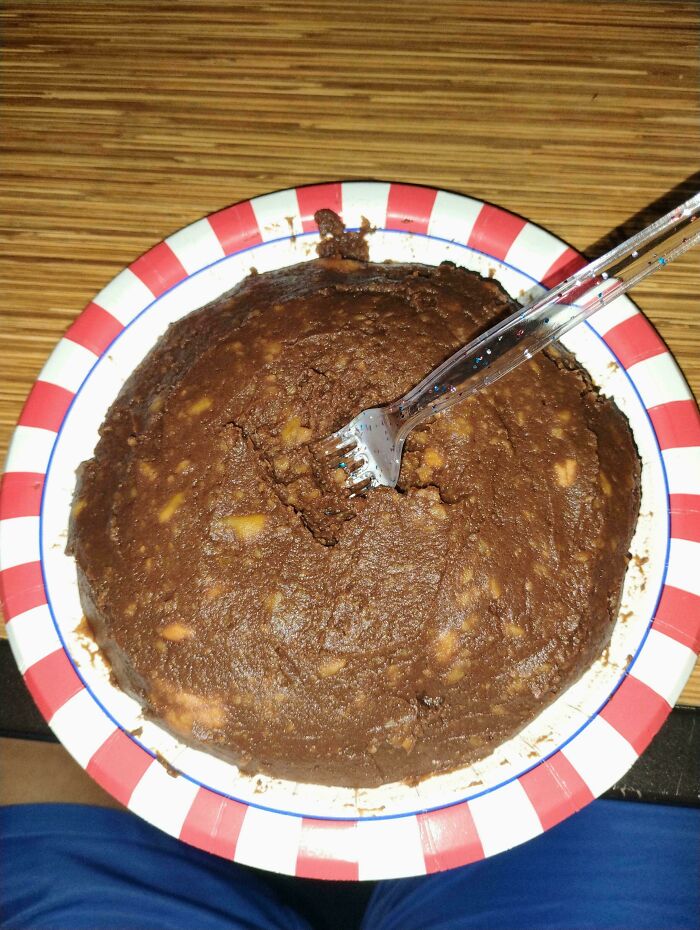 Chocolate Yam Pudding Looks... Sus